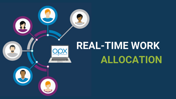 Real-time work allocation